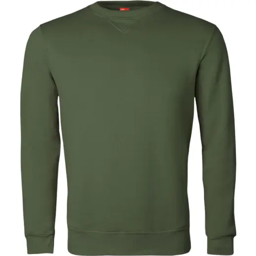FWRD Basic Crew Neck Sweater Olive Front